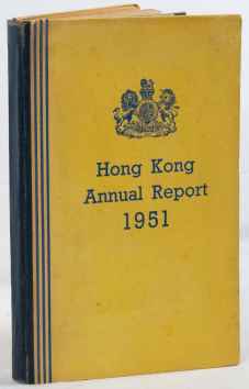 Hong Kong Annual Report 1951.