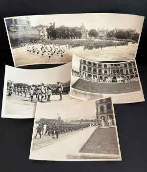 Photographs of a military parade, Hong Kong, 1920s