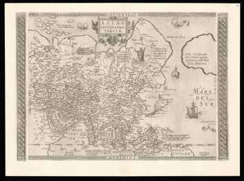 Asiae Novissima Tabula.